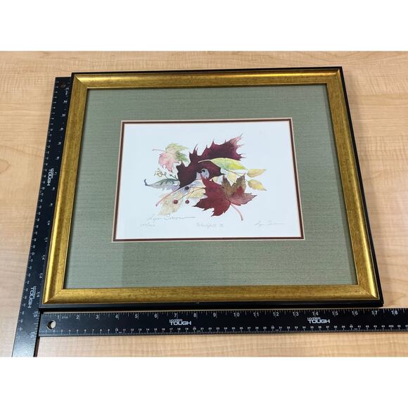 Windfall II Lyn Snow Signed Copy Professionally Framed And Matted - Picture 4 of 4